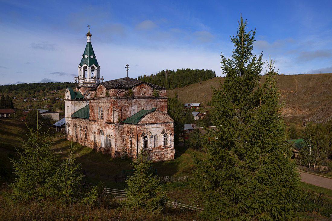 Церковь Троицы Живоначальной в селе Кын Лысьвинского района Пермского края