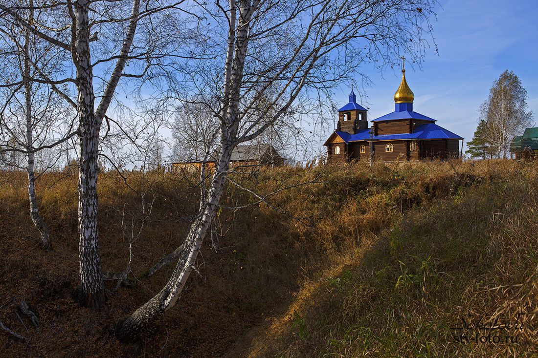 свято-Покровский мужской монастырь в селе Самохвалово Муромцевский район, Омская область