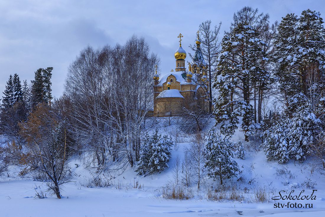 Церковь Петра и Павла в селе Петропавловка Муромцевского района Омской области