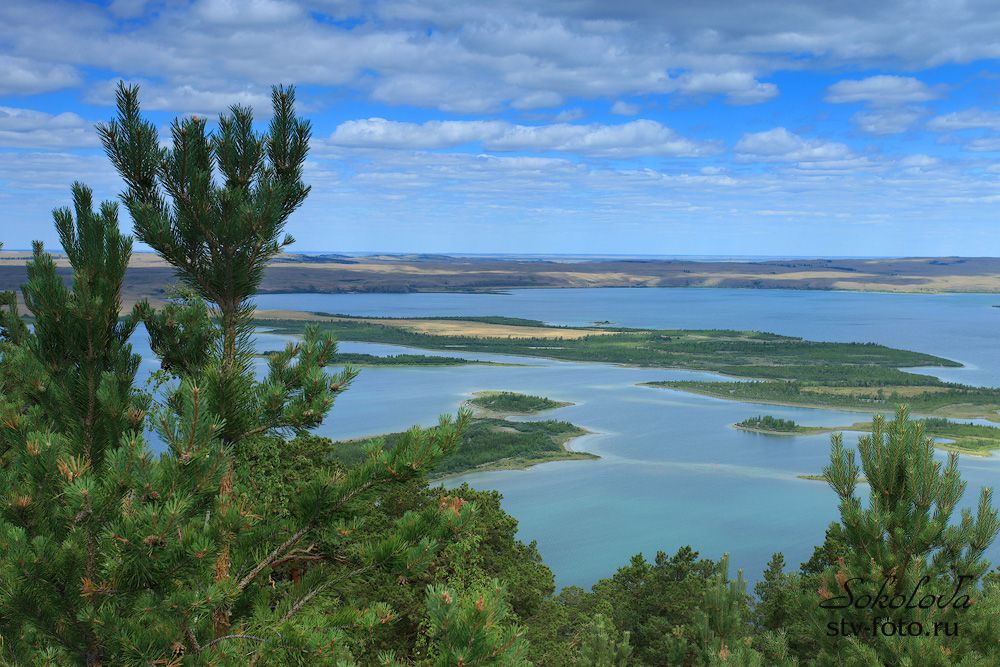 Вид на озеро Большое Чебачье